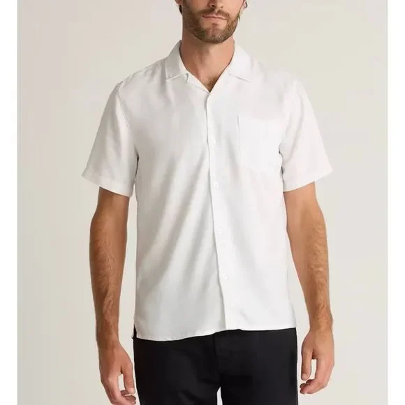 Quince NWT vintage tencel wash camp shirt size large white - Picture 1 of 11